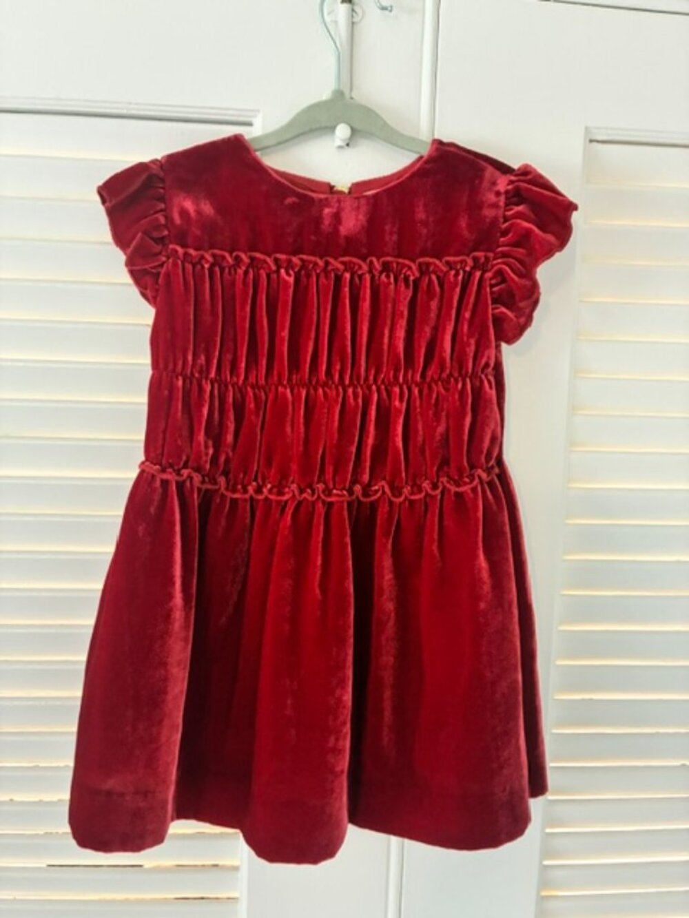 Crewcuts Size 2 Red Velvet Dress
